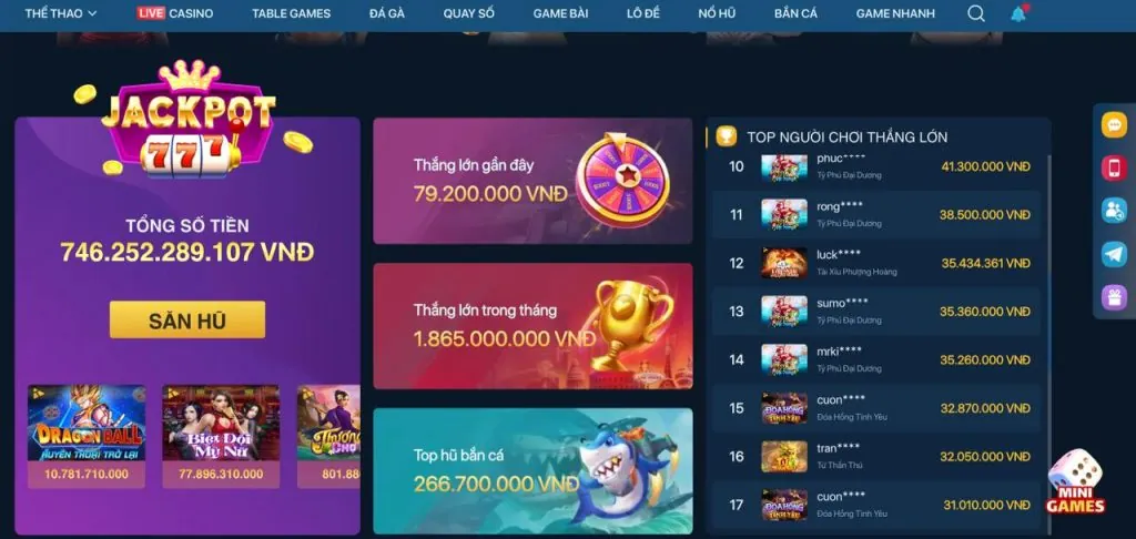Trải nghiệm casino trực tuyến 66vn