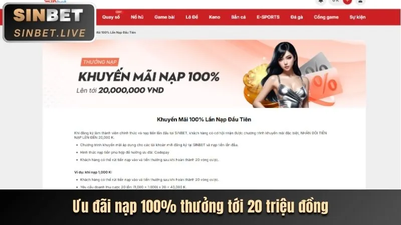 Khuyến mãi nạp lại hàng ngày 66vn